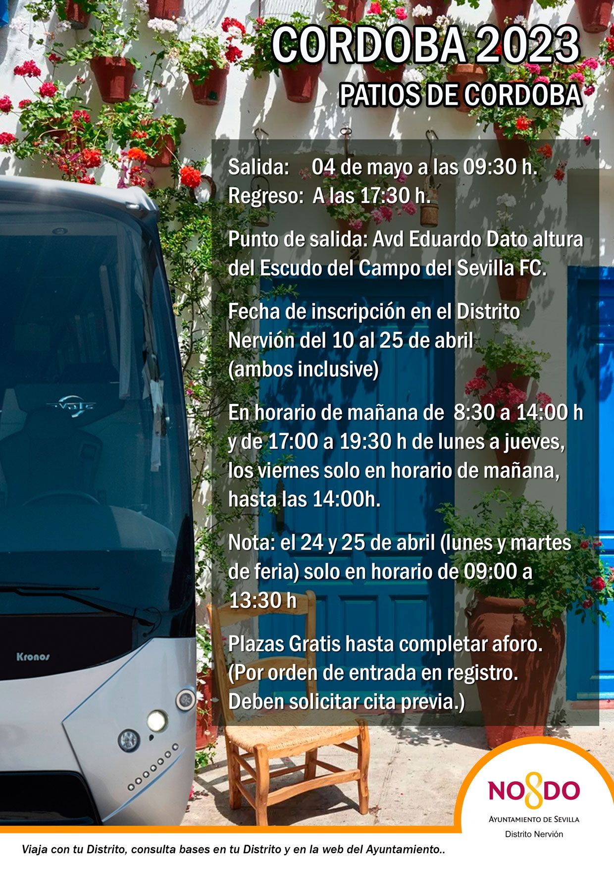 Fiesta de los patios de Córdoba 2023 — Nervión